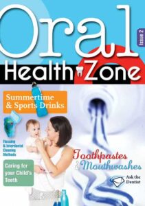 Issue 2 cover of Oral Health Zone magazine