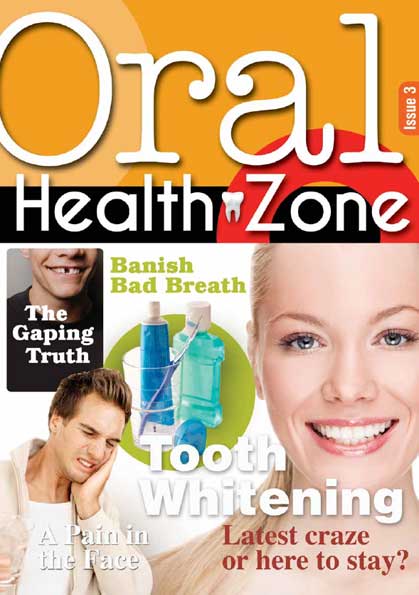 Issue 3 cover of Oral Health Zone magazine