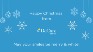 Merry Christmas message from the DeCare Dental team