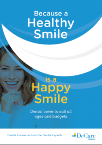 DeCare healthy smiles plans brochure cover.