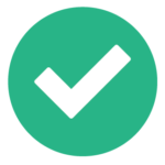 Green tick icon