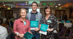 Three attendees of the Wellness that Works event in Galway