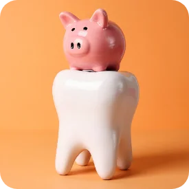 tooth and piggy bank