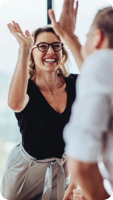 smiling healthy woman