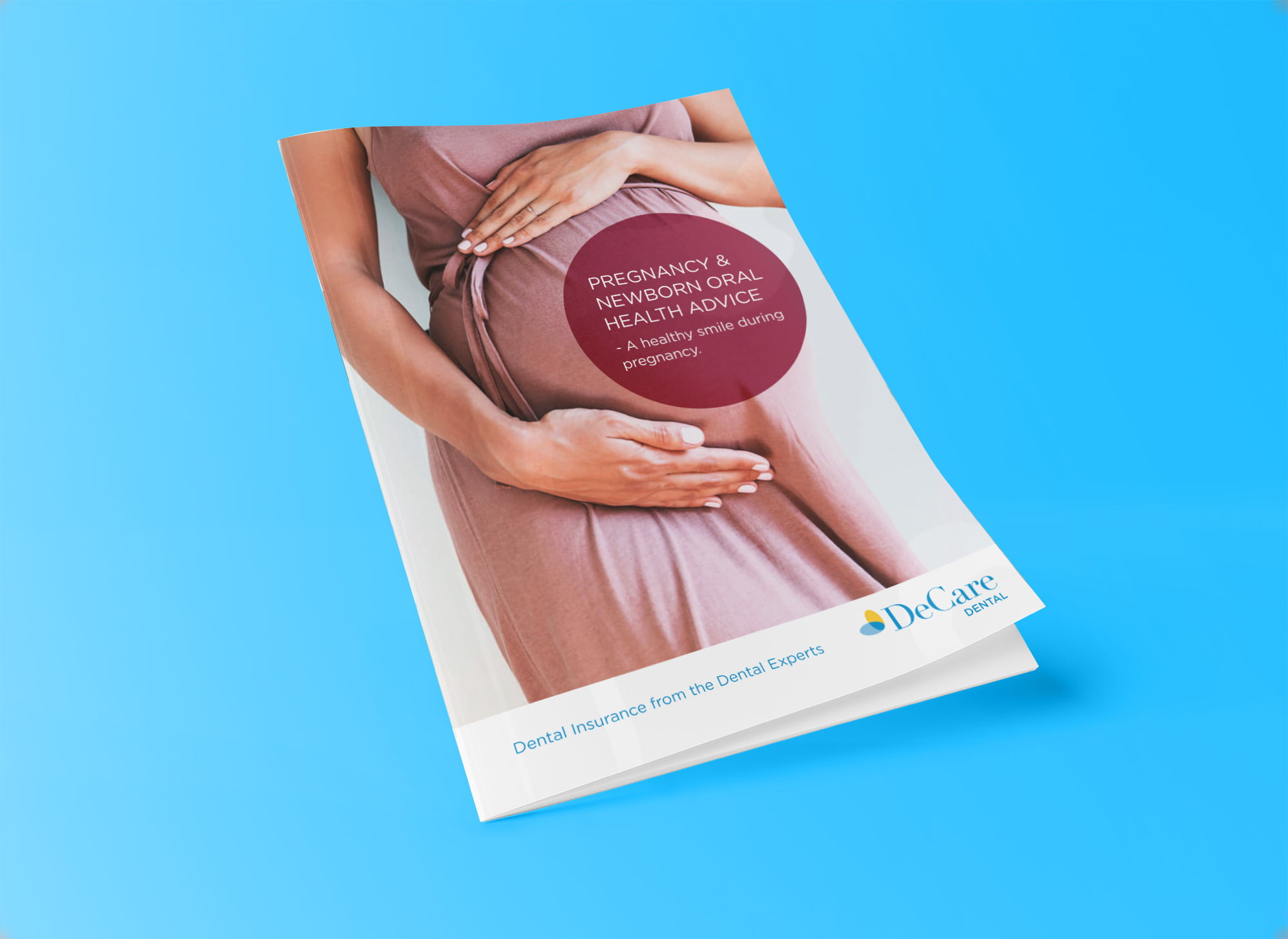 pregnancy and newborn oral health advice brochure