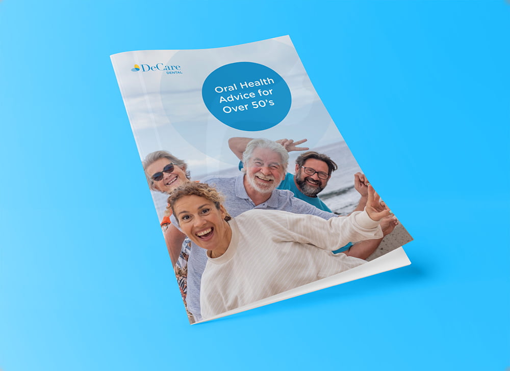 oral health advice for over 50s brochure