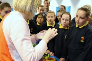 Students Get Some Tooth Brushing Tips from Dental Nurse, Noeleen Lowry