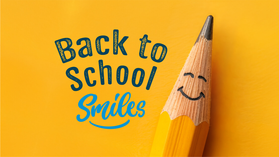back to school banner with pencil