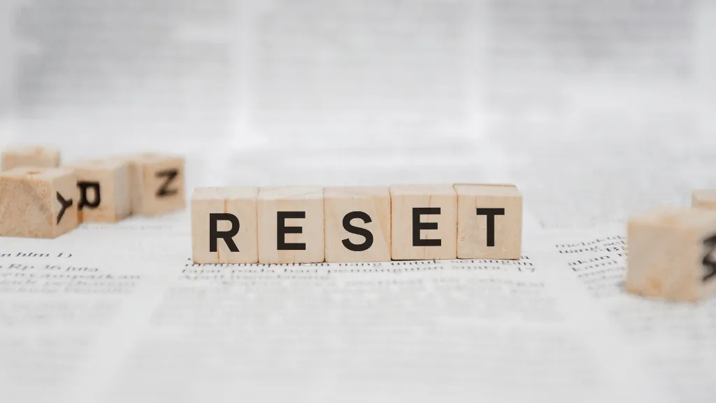 End of Summer Reset